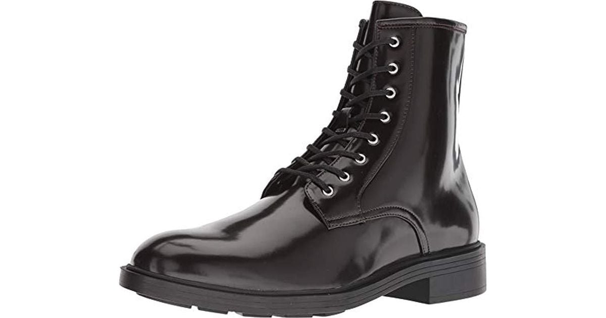 calvin klein keigan box leather boots