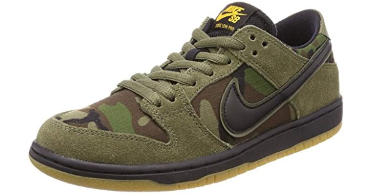 nike sb zoom dunk low pro camo