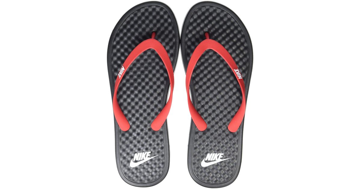 Mens red nike sales flip flops