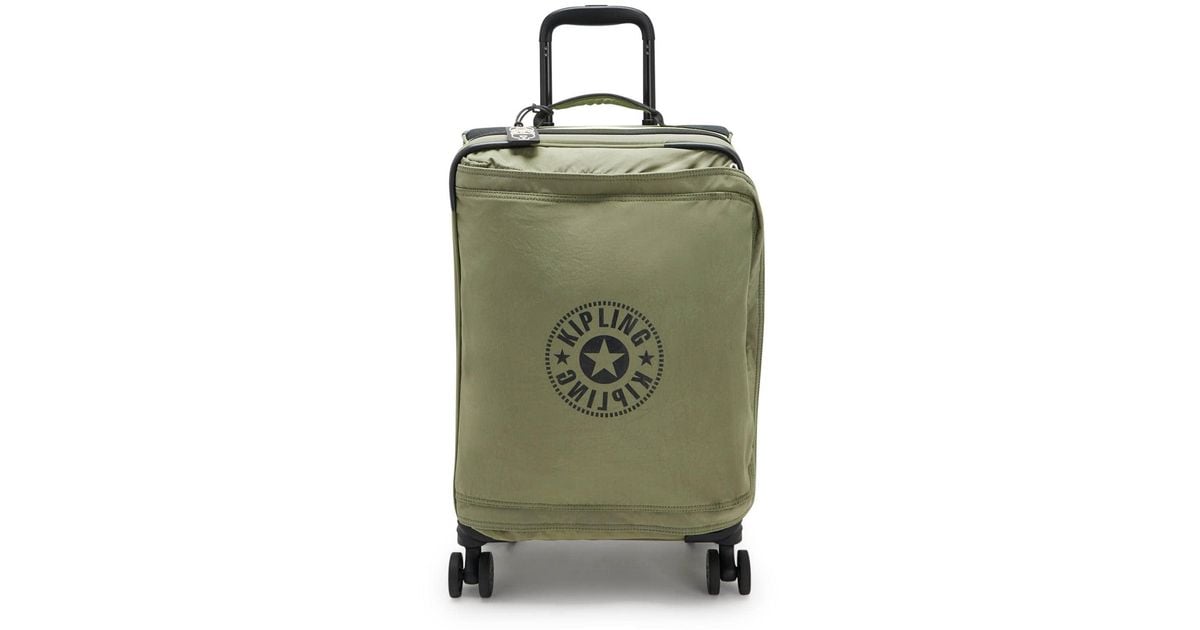 Kipling Spontaneous Small Carryon Wheeled Luggage in Green Lyst UK