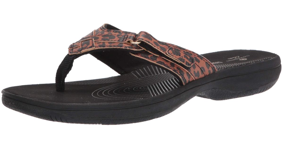 Clarks Breeze Sea Flip-flop in Brown - Save 25% - Lyst