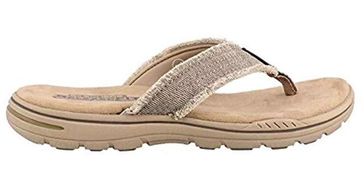 Skechers Relaxed Fit: Evented - Arven Men Wholesale - Flip Flops Chocolate