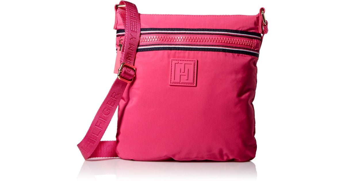 tommy hilfiger pink crossbody bag