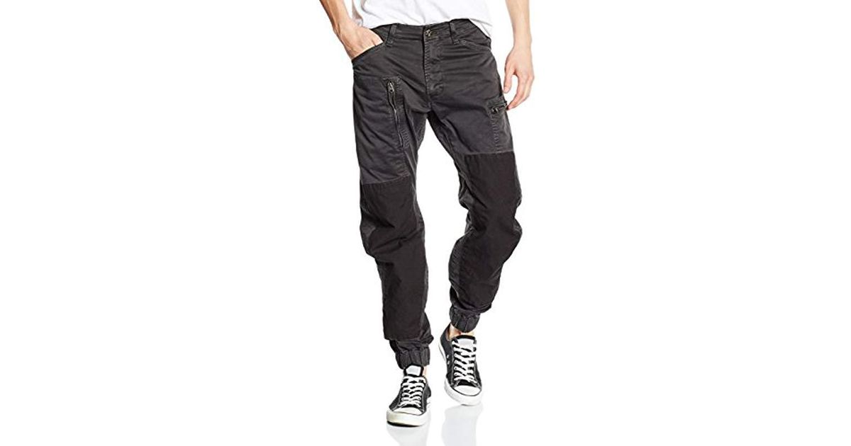 G-Star RAW Cotton G-star Powel 3d Tapered Cuffed Dungarees in Black for Men  | Lyst UK