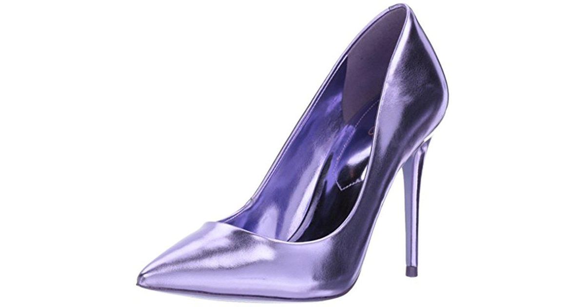 purple pumps aldo