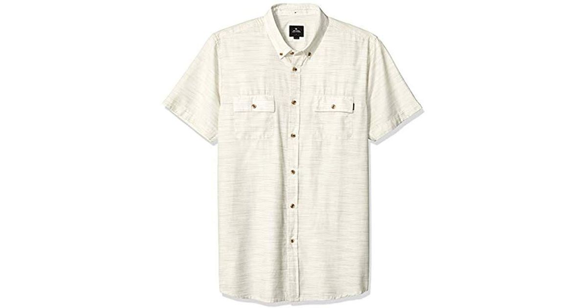 Rip Curl Mens Barton Short Sleeve Button Up Shirt