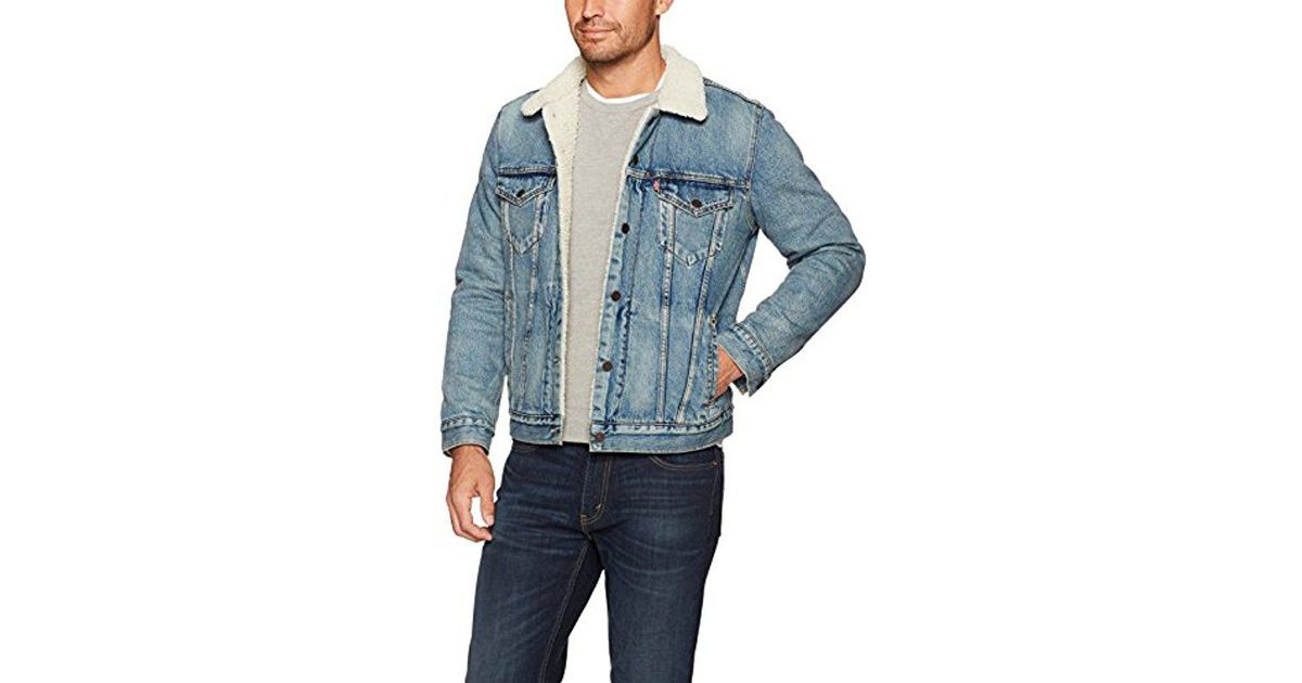levis mustard sherpa jacket