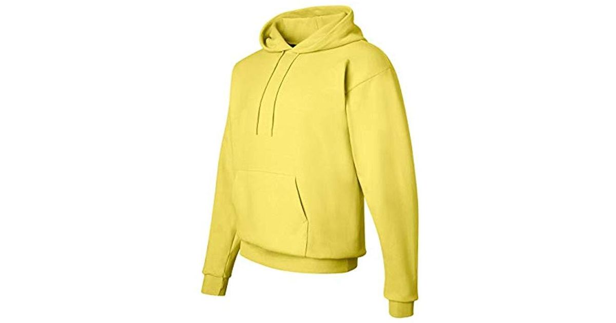 hanes yellow sweatshirt