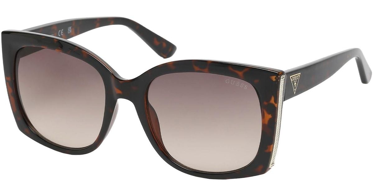 Guess Gu00179 Aviator Sunglasses in Black Lyst