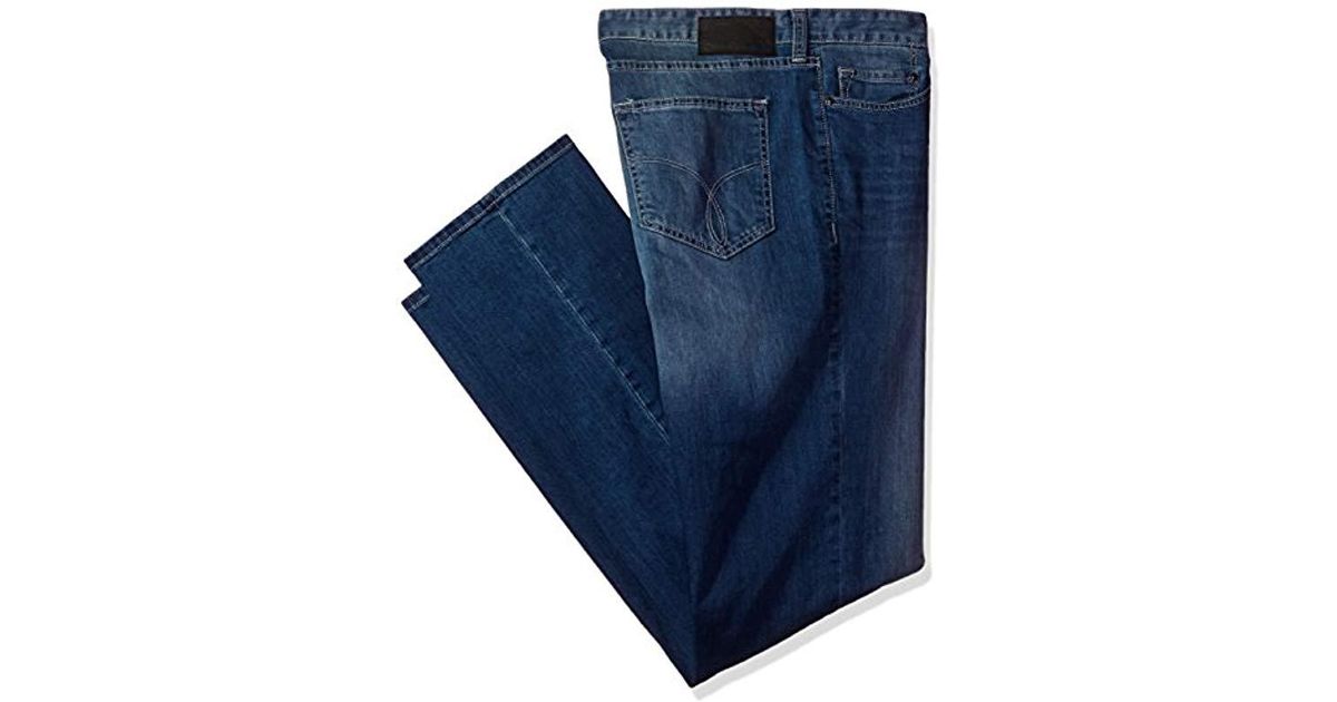 Calvin Klein Big And Tall Straight Leg Jean, Authentic Blue, 50x30 for Men  | Lyst