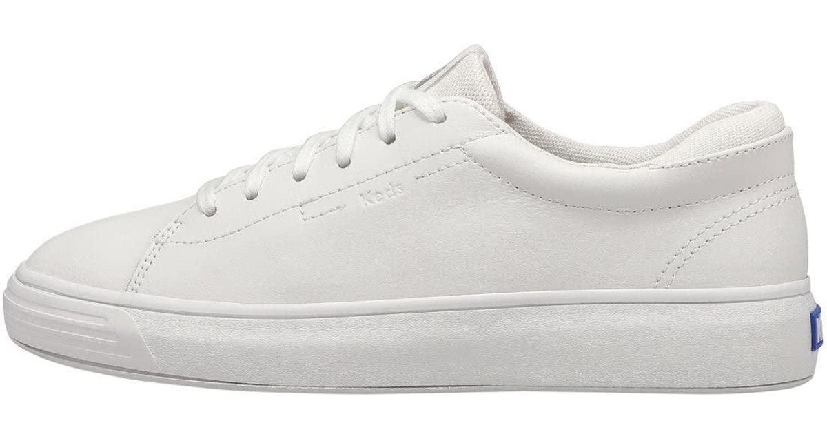 Keds Leather Alley Sneaker in White | Lyst