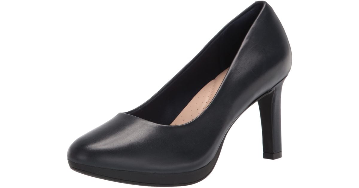 Clarks Ambyr Joy Pumps in Navy Leather (Black) Save 34 Lyst