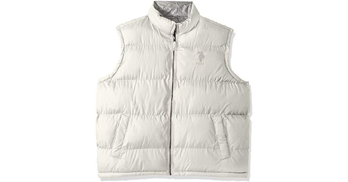 polo white vest