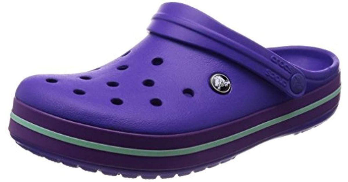 crocs crocband purple