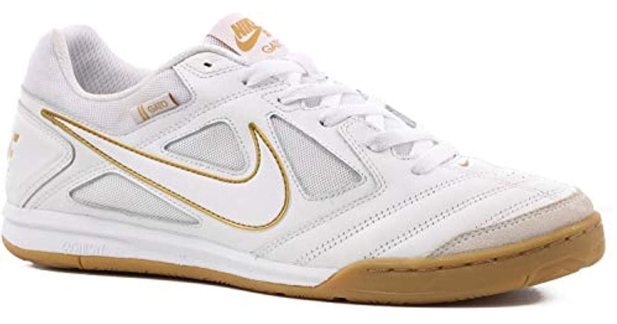 nike sb gato white gold