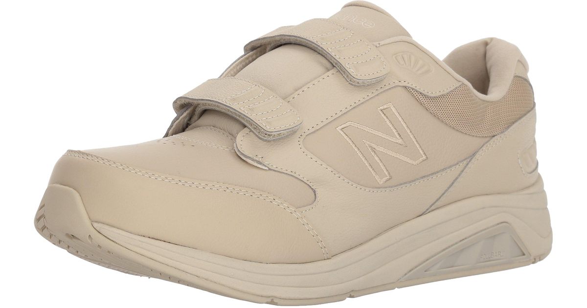 New Balance Leather S 928v3 Walking Shoe Walking Shoe, Cream, 8 4e Us