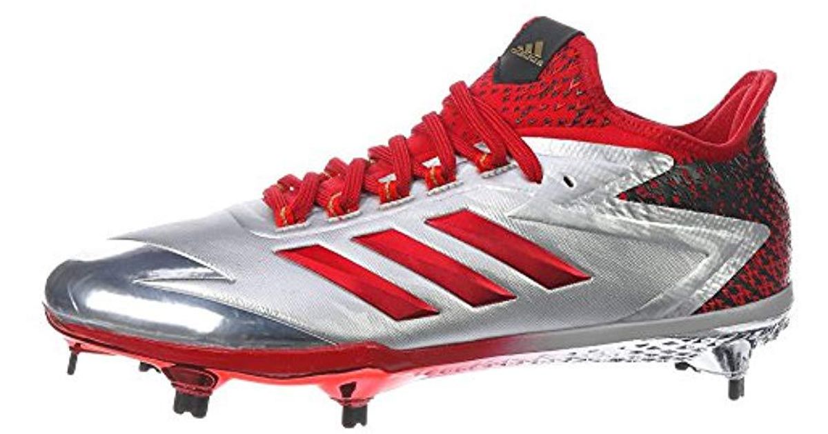 red adizero baseball cleats