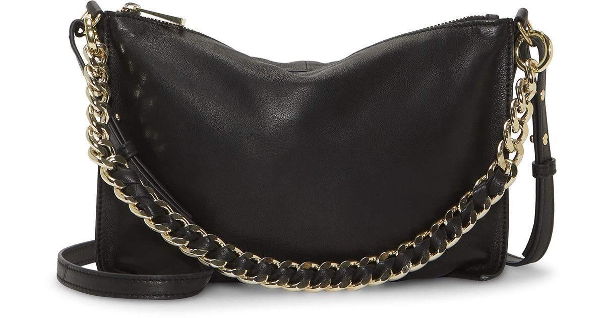Vince Camuto Kokel Genuine Leather Crossbody Bag in Black Lyst