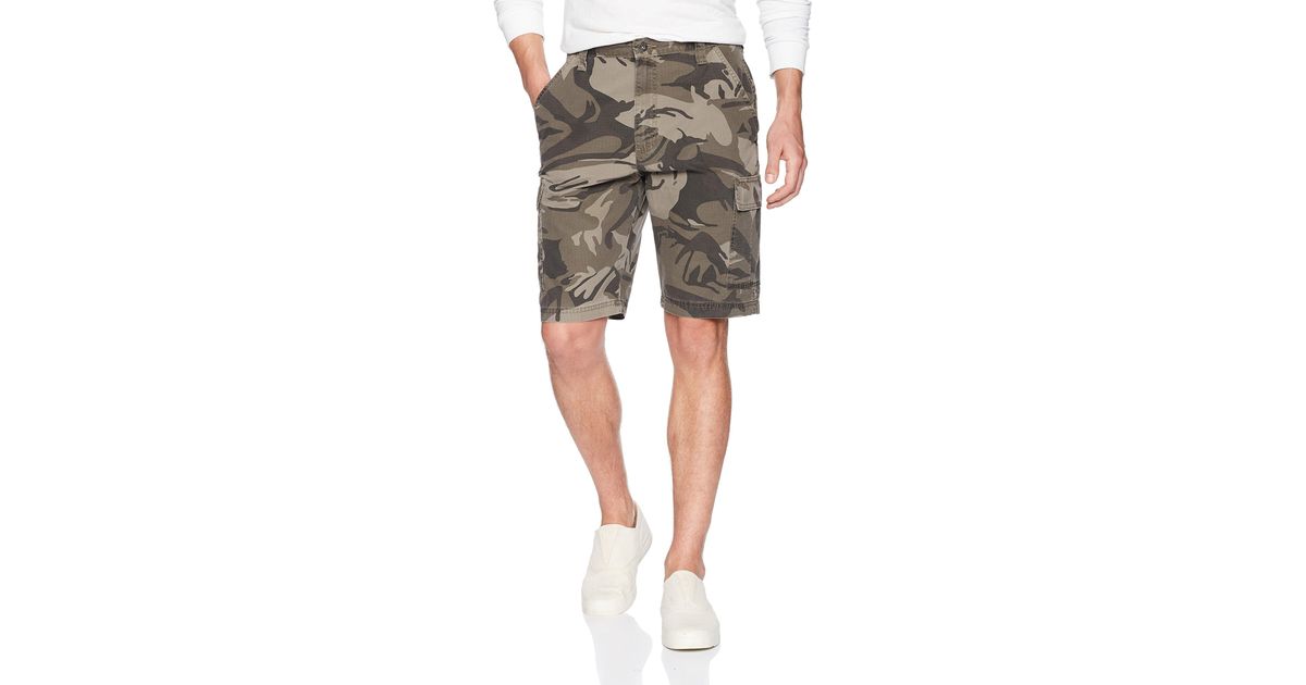 wrangler white camo cargo shorts