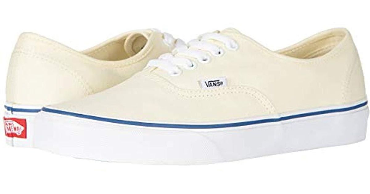 cream colored vans