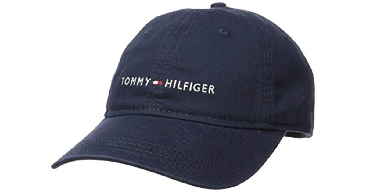 navy blue tommy hilfiger hat