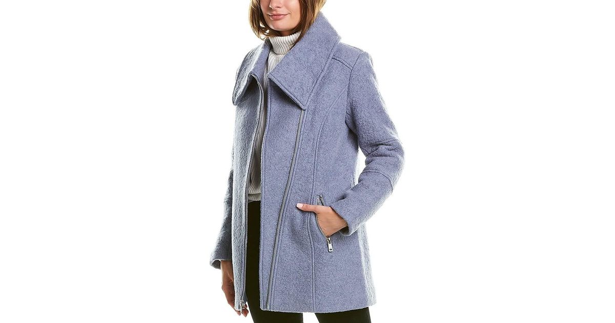 kenneth cole envelope collar coat