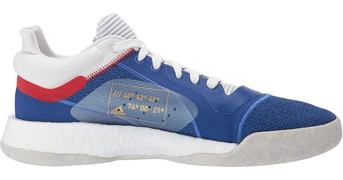adidas marquee boost low blue