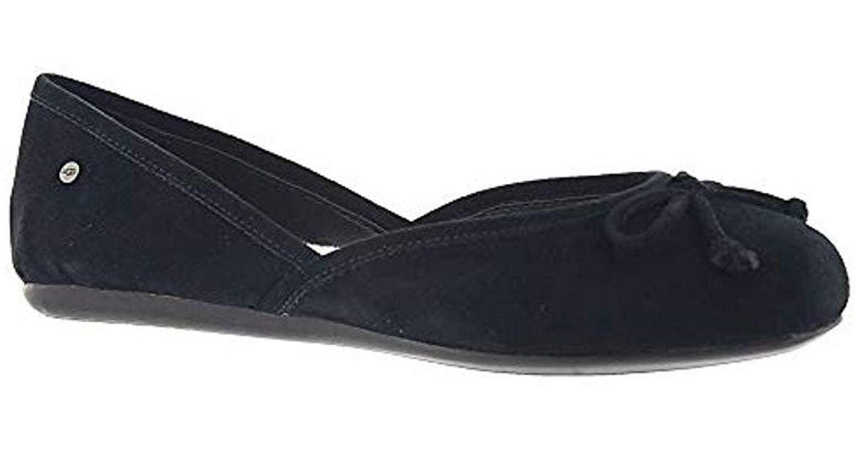 ugg lena flat black