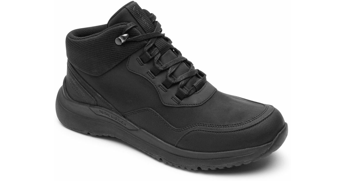 Rockport Rubber Total Motion Trail Hiker Hiking Boot in Black Lyst