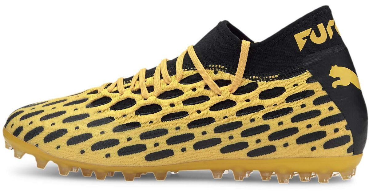 PUMA Future 5.2 Netfit Mg Football Boots in Yellow for Men | Lyst UK