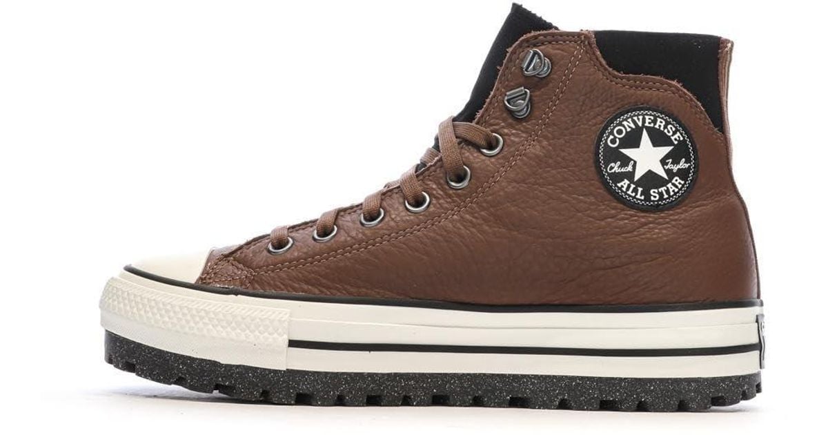 Converse Ct All Star City Trek Waterproof Boot Brown Trainers for