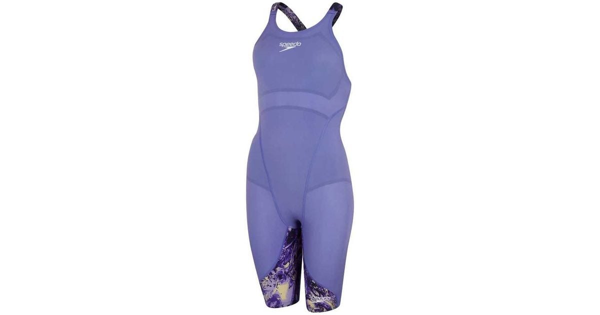 Speedo Fastskin Lzr Ignite Kneeskin One Piece Swimsuit in Blue Lyst UK