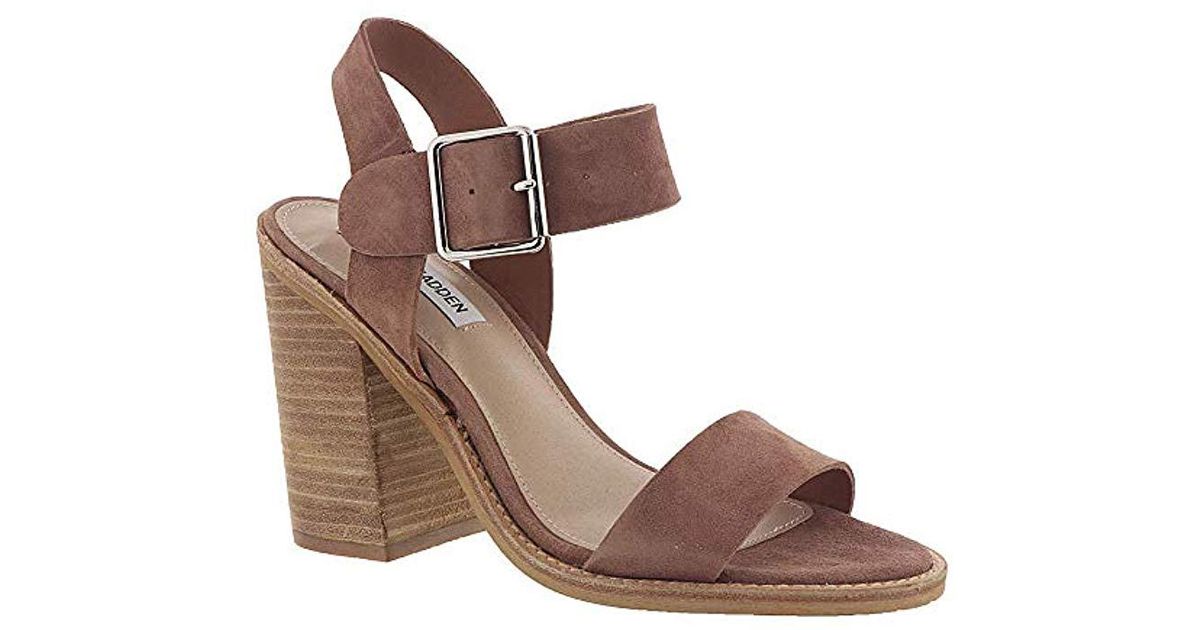 castro cognac leather high heel sandals