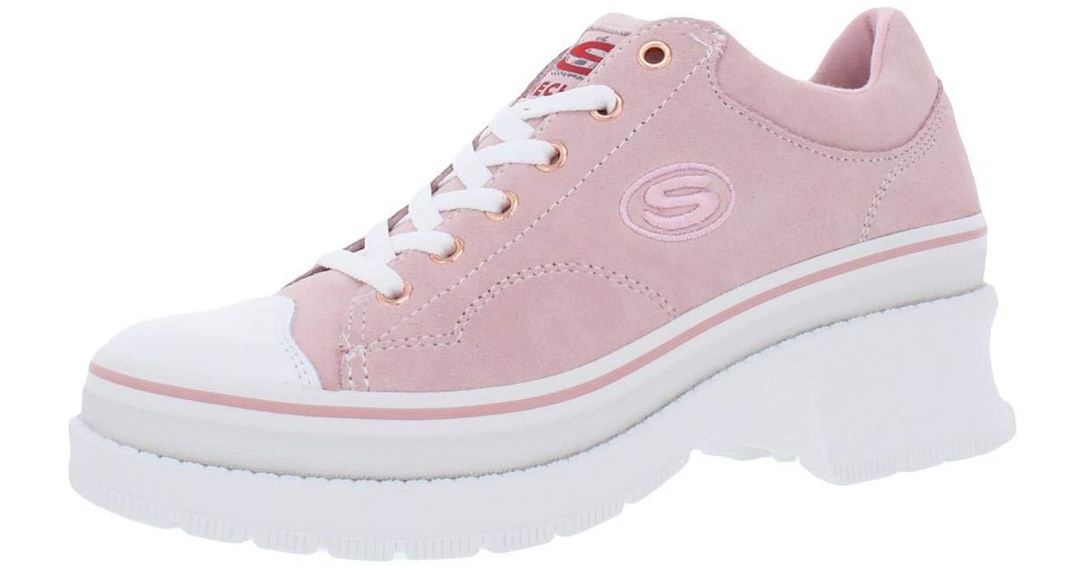Skechers Street Heartbeat-softy Sneaker in Pink | Lyst