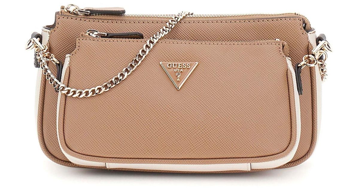 GUESS Sac à épaule Bandoulière Noelle II Double Pouch