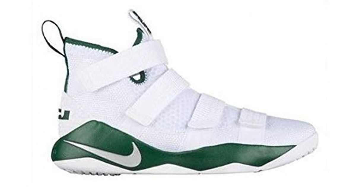 lebron soldier 12 green and white