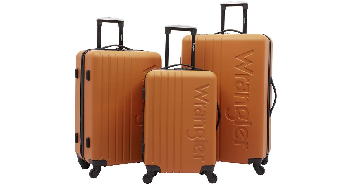 Wrangler 2 Pc Hardside Spinner Luggage in Brown Lyst UK