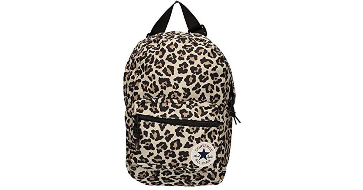 converse leopard backpack