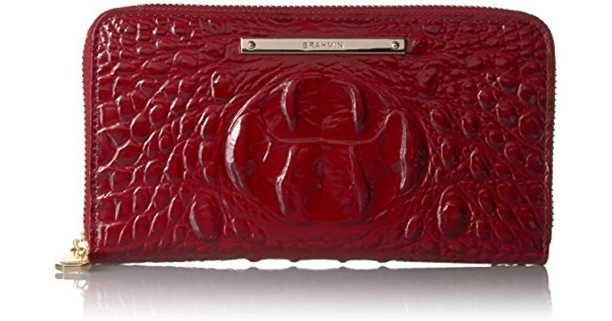 brahmin suri zip around wallet