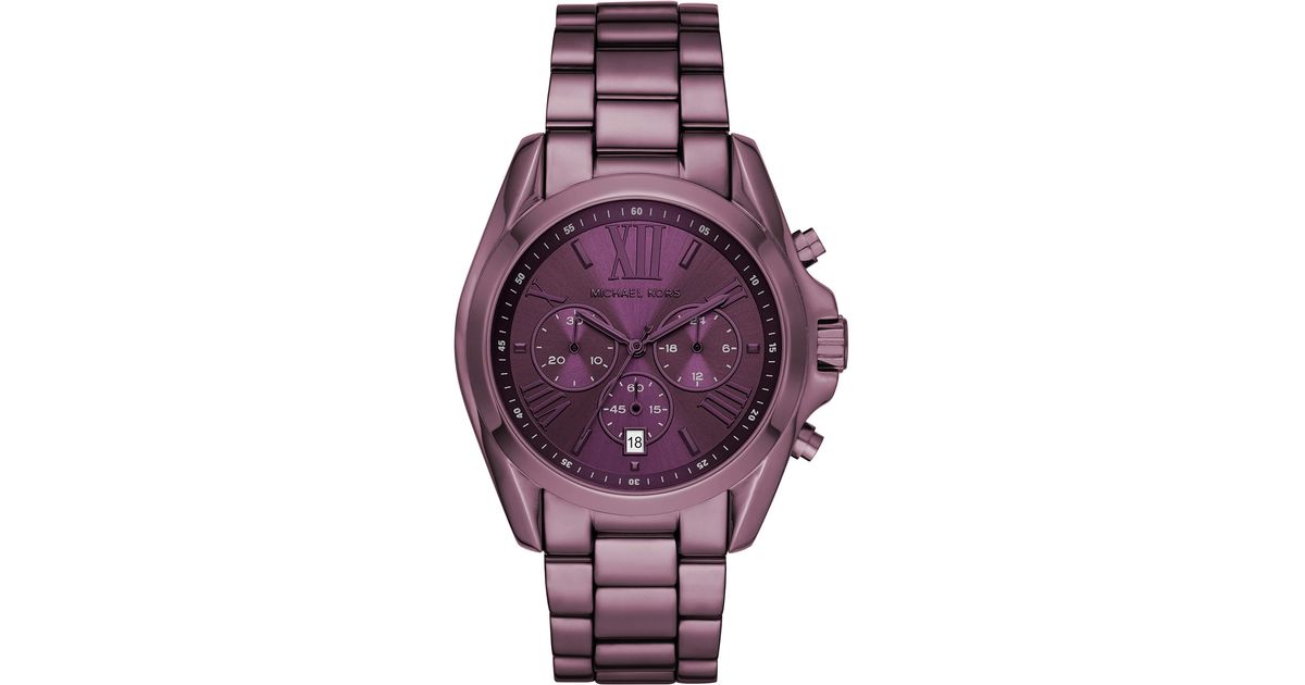 michael kors bradshaw purple