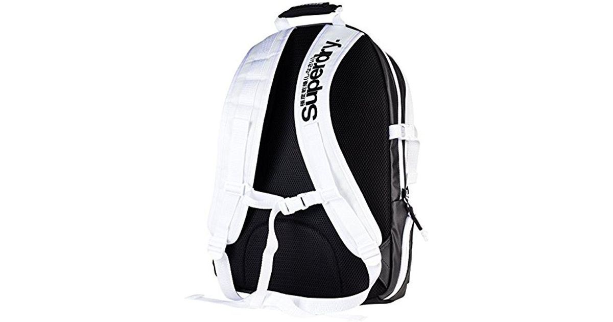 Superdry Mono Tarp Backpack Backpack in Black/White (Black) for Men | Lyst