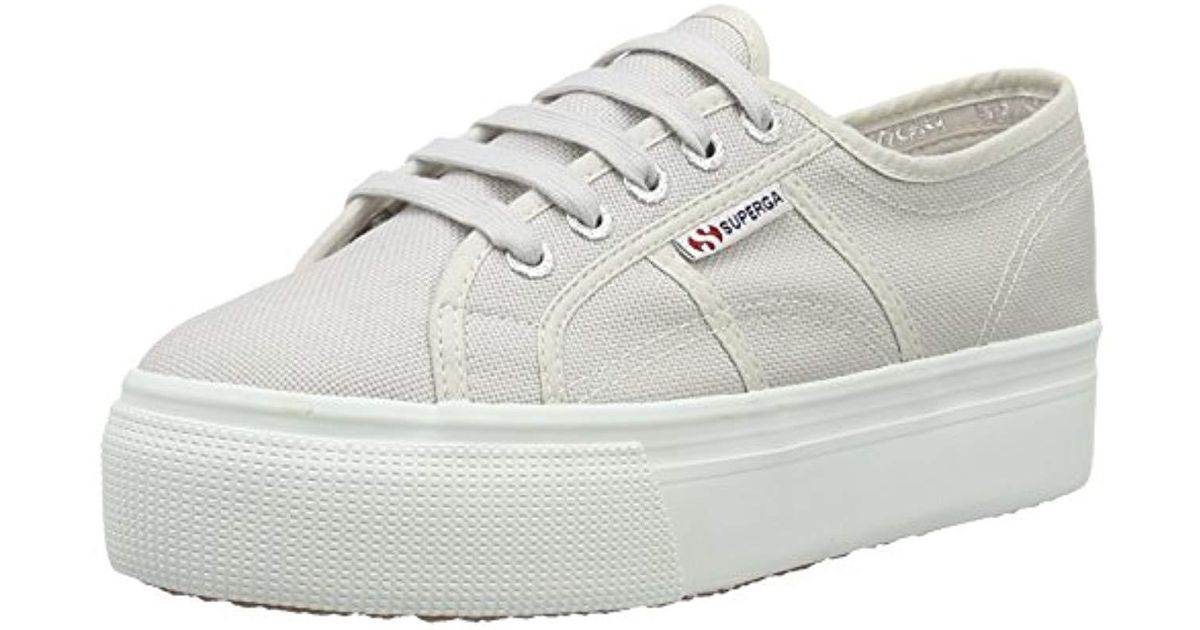 superga linea up and down grey seashell
