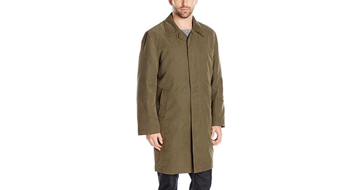 London Fog Durham Rain Coat With Zip-out Body in Green for Men - Save ...