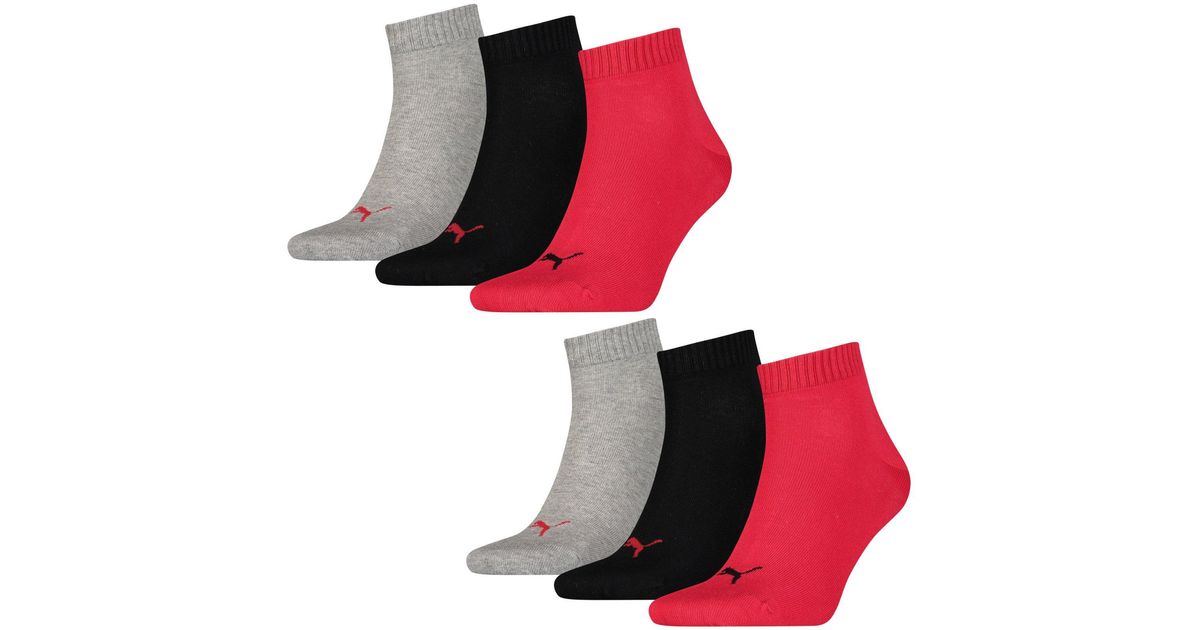 chaussette puma rouge