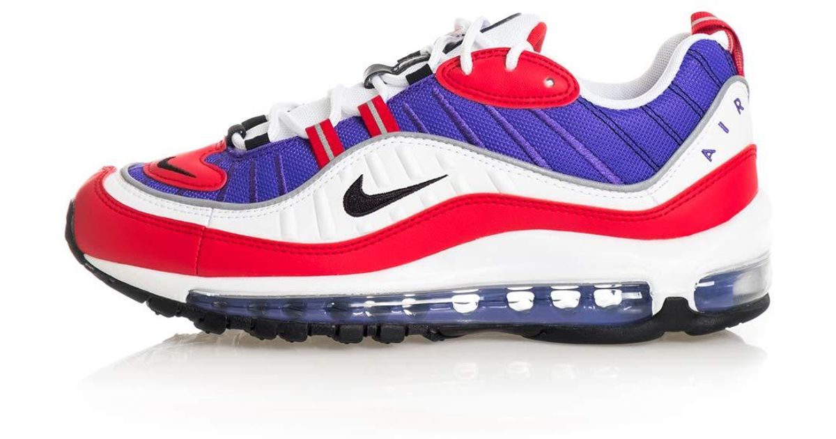 Zapatillas en rojo, violeta y blanco Air Max 98 Nike de Tejido sintético de  color Morado: ahorra un 50 % | Lyst