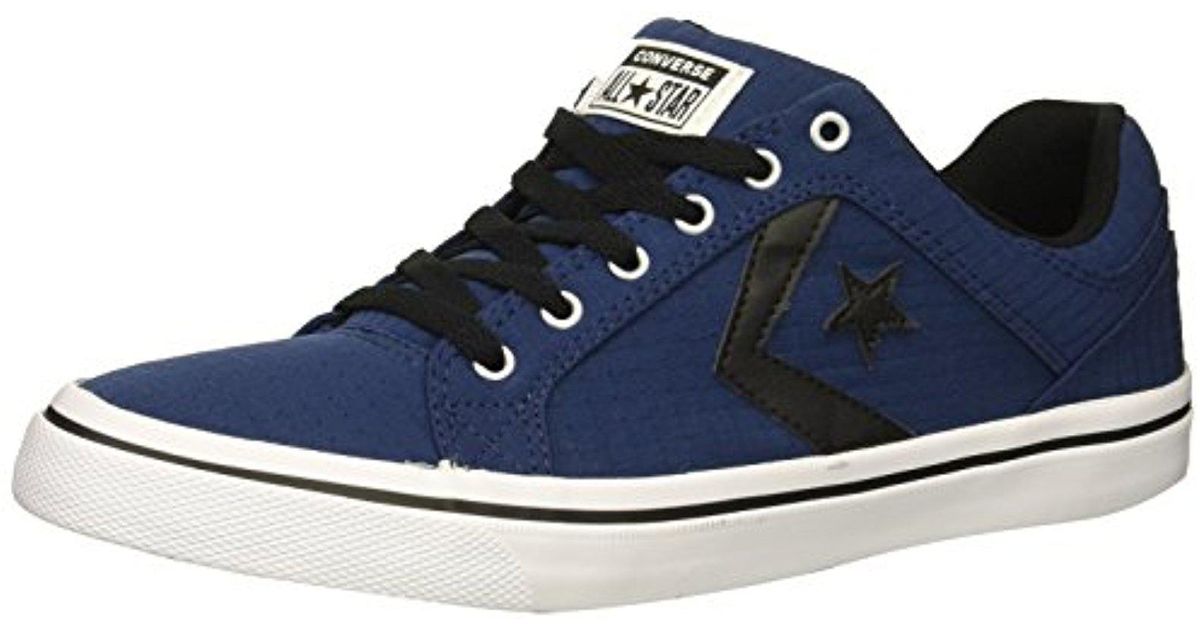 blue and black converse