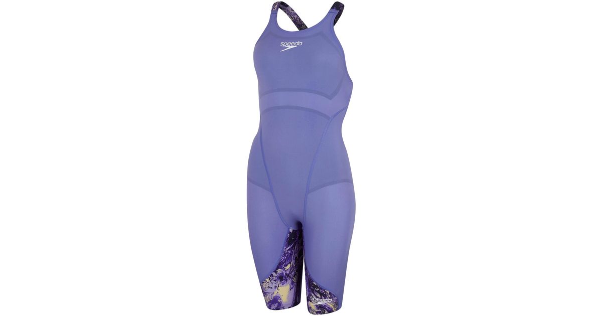Speedo Fastskin Lzr Ignite Kneeskin One Piece Swimsuit in Blue Lyst UK