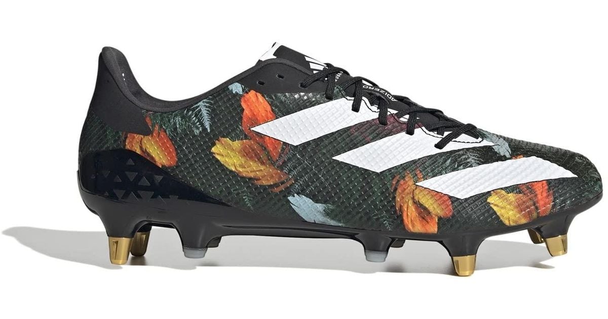 adidas S Adizero Rs7 Sg Rugby Boots Black/white/gold 11.5