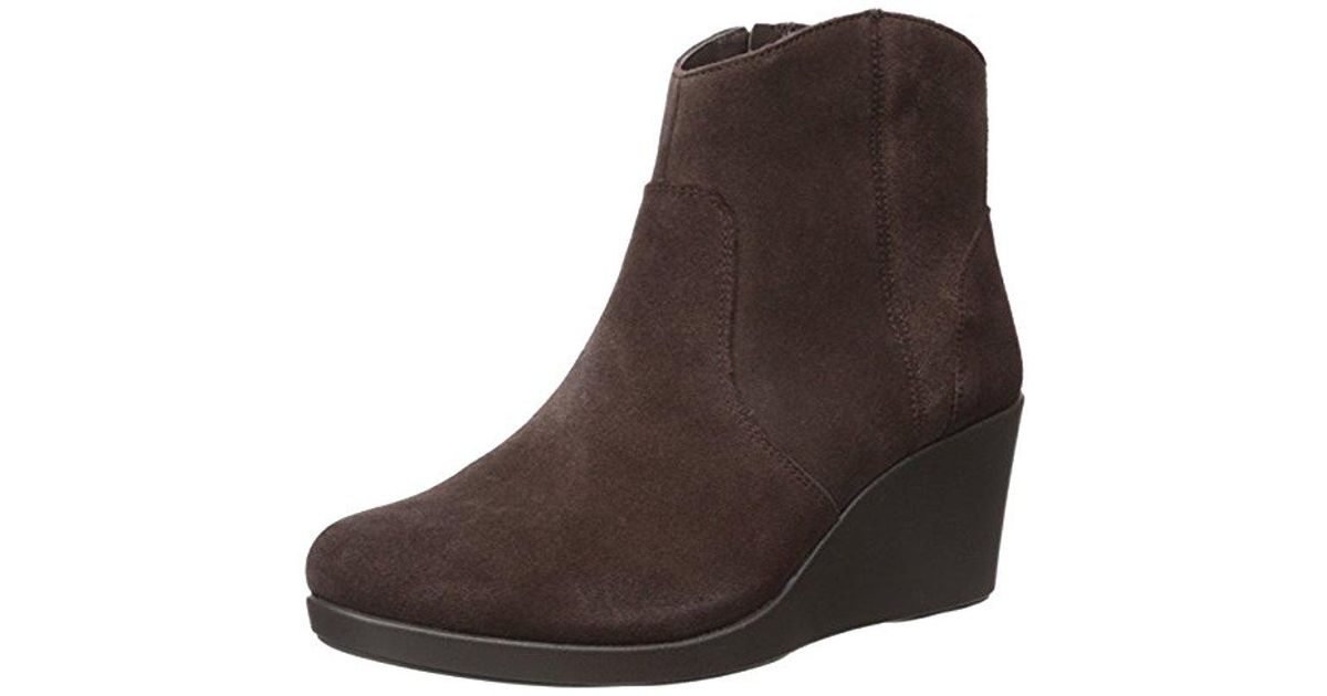 croc wedge boots
