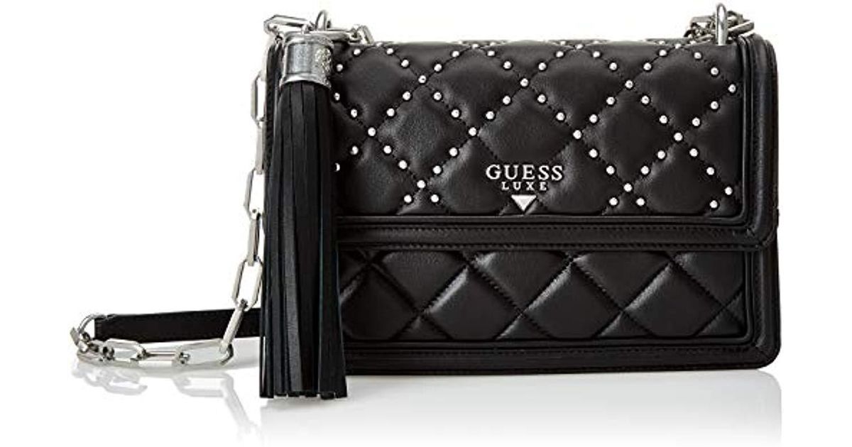 guess sandy leather crossbody bag